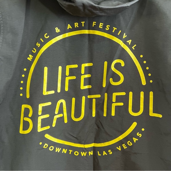 Life is Beautiful Music and Art Festival Jacket Size Small - Picture 5 of 6